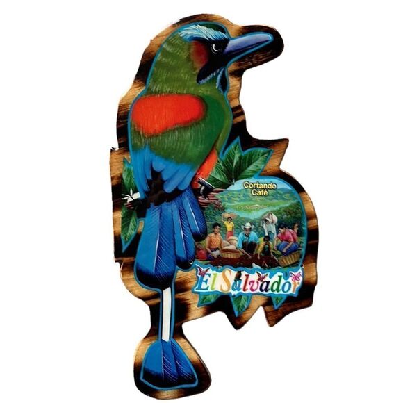 El Salvador Cortando Cafe Wall Hanging! - Picture 1 of 8